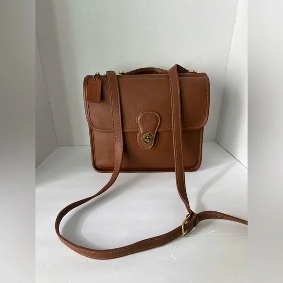 Coach vintage willis #9927 Tan Leather Bag - Picture 1 of 16